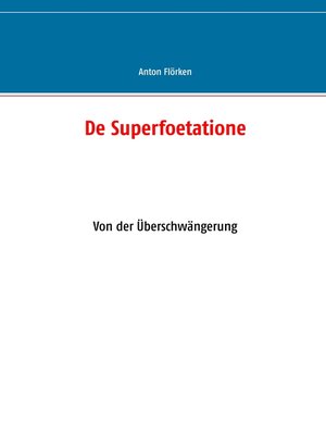 cover image of De Superfoetatione